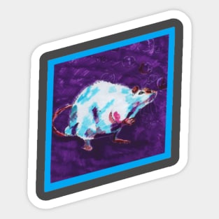 Rat Sniffing the Air Sticker